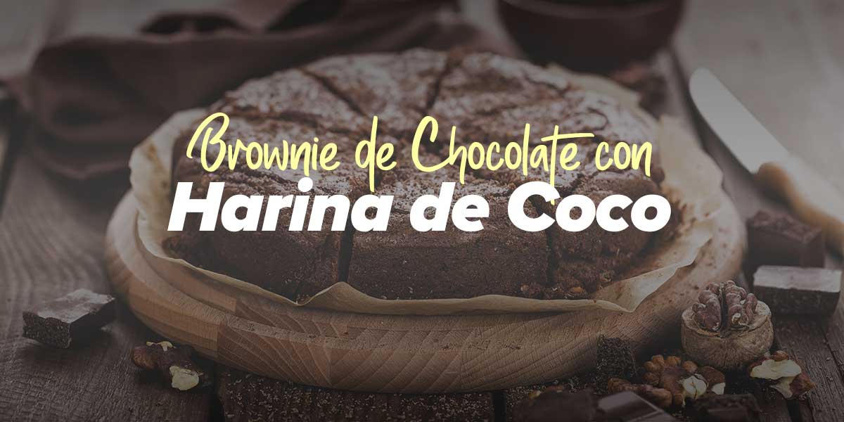 Brownie de Chocolate con Harina de Coco