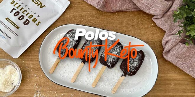 Polos Bounty de Chocolate y Coco para la Dieta Keto Polos Bounty de Chocolate y Coco para la Dieta Keto