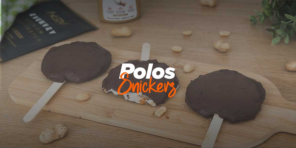 Polos Snickers Fitness para hacer en casa