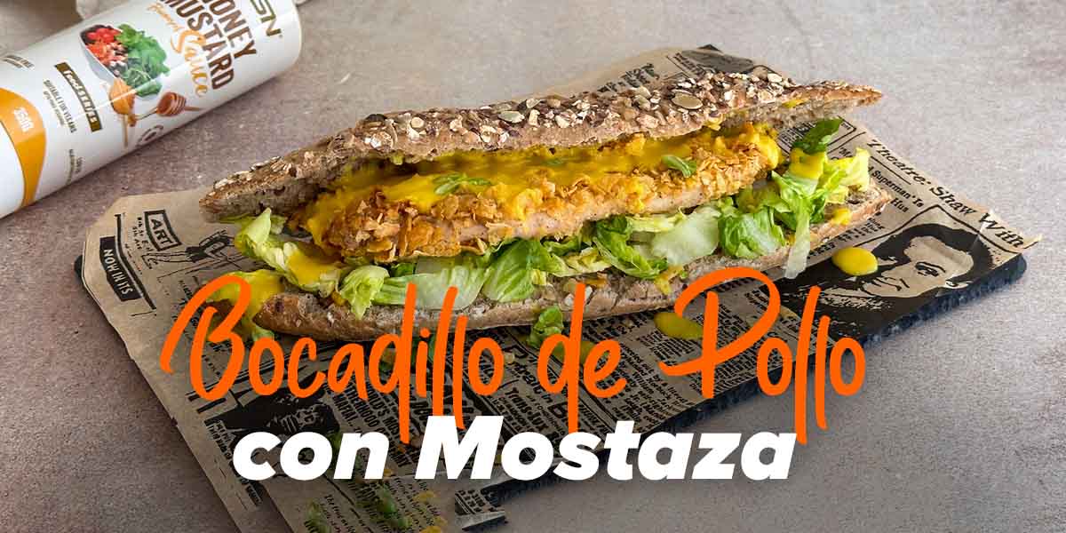 Bocadillo de Pollo con Mostaza y Miel