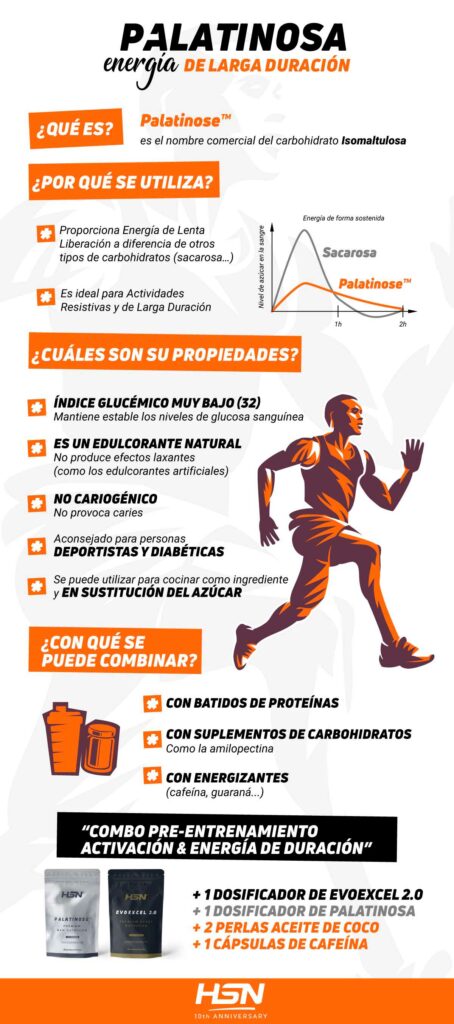 Palatinosa energía de larga duración Palatinosa energía de larga duración