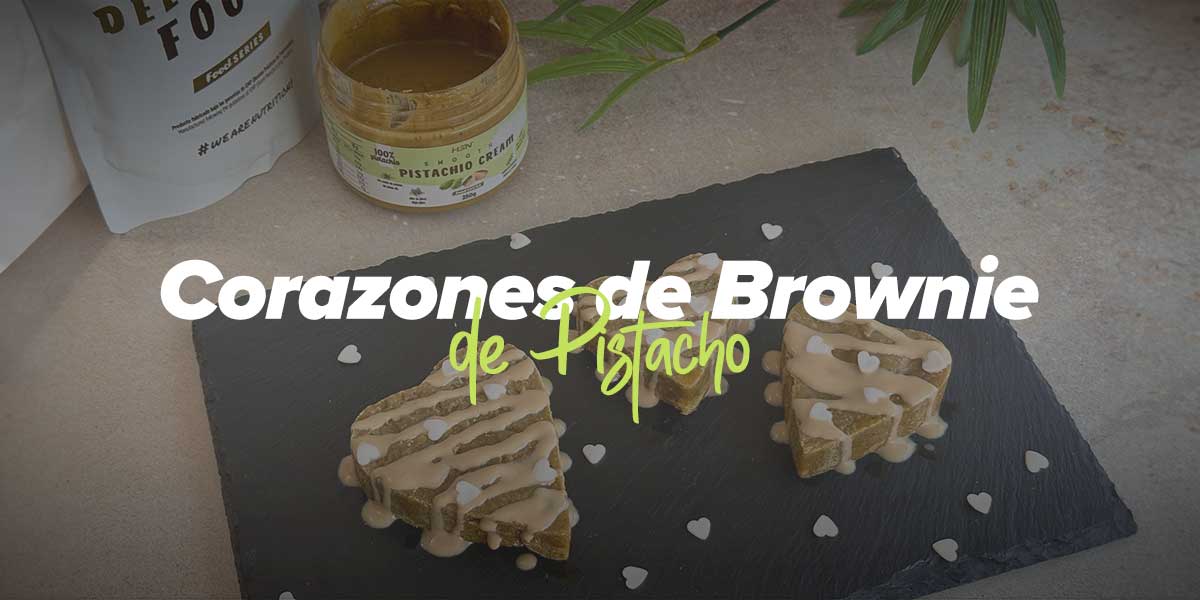 Brownie Fit con Crema de Pistacho