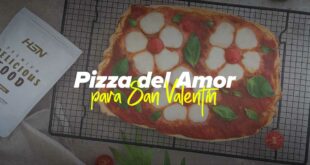 Pizza del Amor Fit para San Valentín