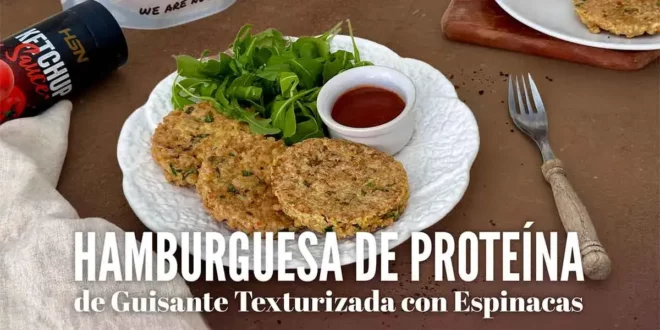 Hamburguesa de Proteína de Guisante Texturizada