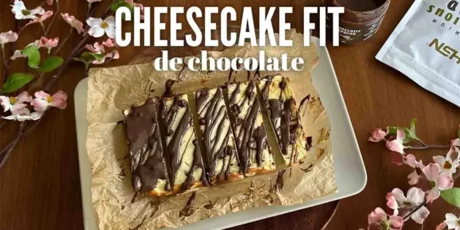 Cheesecake Fit de Chocolate Cheesecake Fit de Chocolate