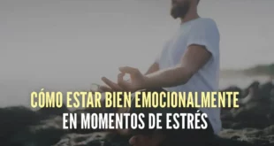 hombre meditando para mejorar la salud mental y emocional en tiempos de estrés
