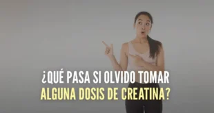 ¿Qué pasa si olvido tomar alguna dosis de creatina?