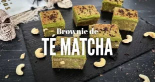 Brownie Te Matcha para Halloween