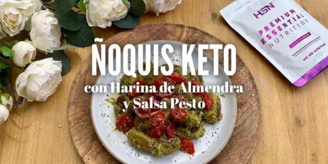 Ñoquis Keto con Harina de Almendra y Salsa Pesto
