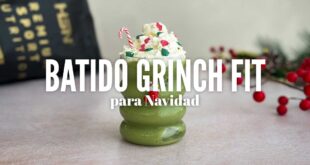 Batido Grinch Fit para Navidad