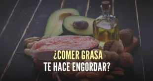 ¿Comer grasa engorda?