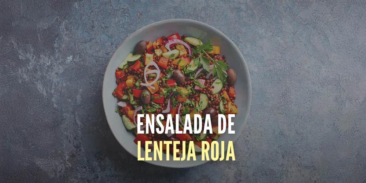 Ensalada de lenteja roja Ensalada de lenteja roja