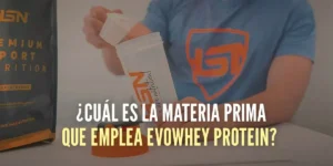 ¿Cuál es la materia prima de Evowhey Protein?