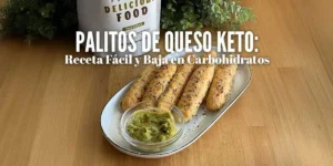 Palitos de queso keto