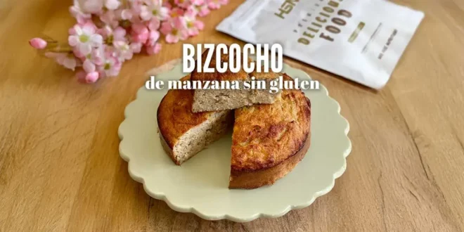 Bizcocho de manzana sin gluten Bizcocho de manzana sin gluten