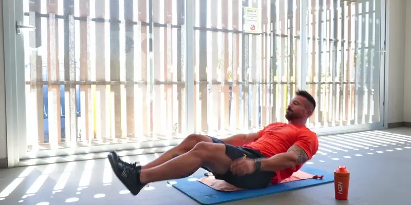 Tuck sit ups Tuck sit ups