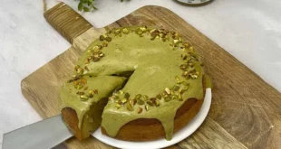 Cheesecake de pistacho sin azúcar