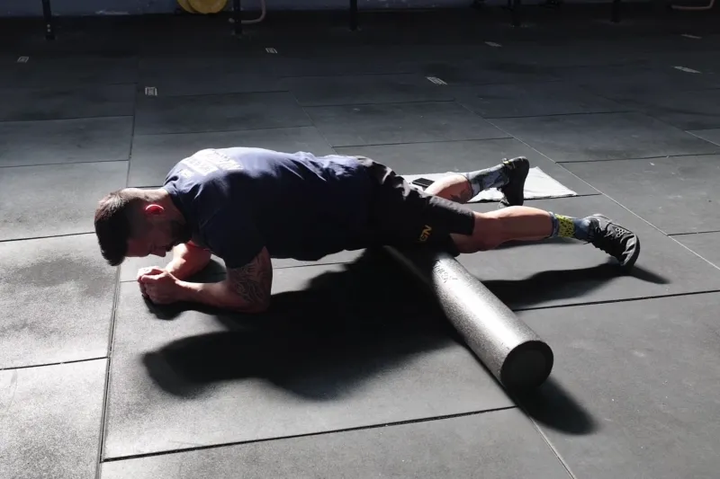 Foam Roller für Adduktoren
