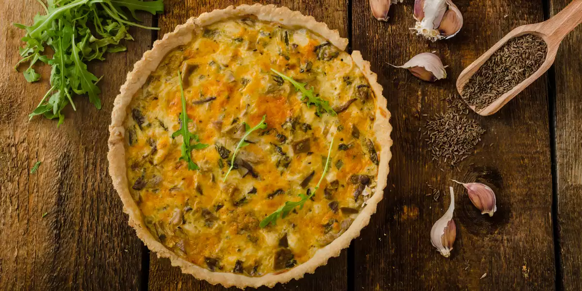 Base de quiche integral salada Base de quiche integral salada