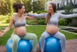 Ejercicios con pelota de pilates para embarazadas