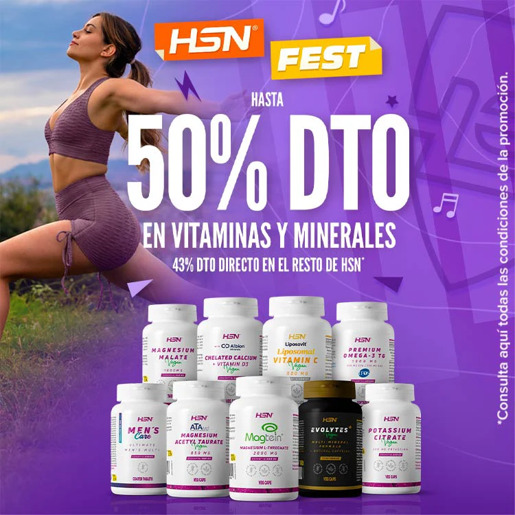 Hasta 50% DTO en Vitaminas y Minerales