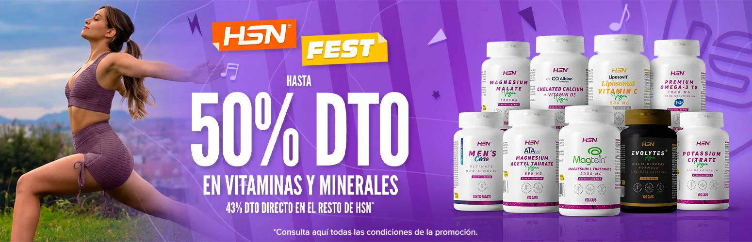 Hasta 50% DTO en Vitaminas y Minerales