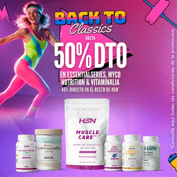 Hasta 50% DTO en EssentialSeries, Myco Nutrition & Vitaminalia
