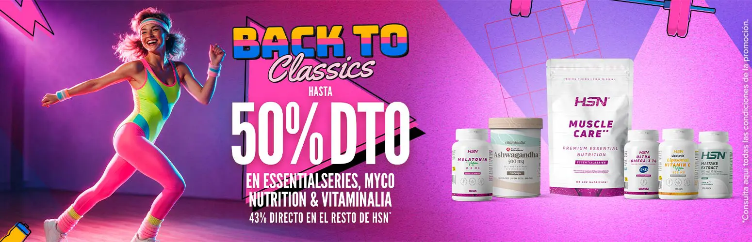 Hasta 50% DTO en EssentialSeries, Myco Nutrition & Vitaminalia