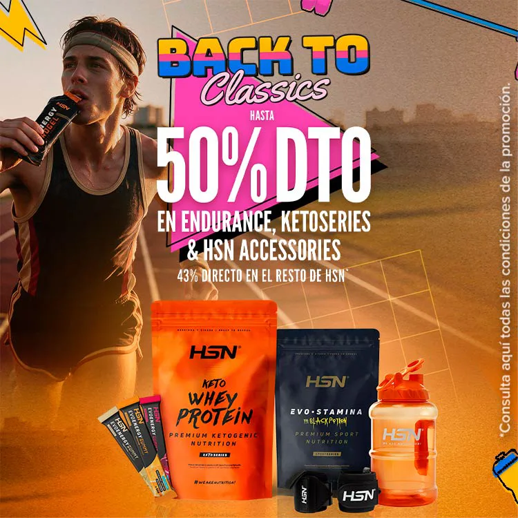 Hasta 50% DTO en Endurance, KetoSeries & HSN Accessories