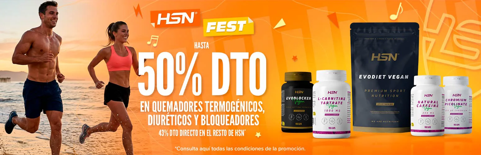 Hasta 50% DTO en Quemadores Termog&eacute;nicos, Diur&eacute;ticos y Bloqueadores