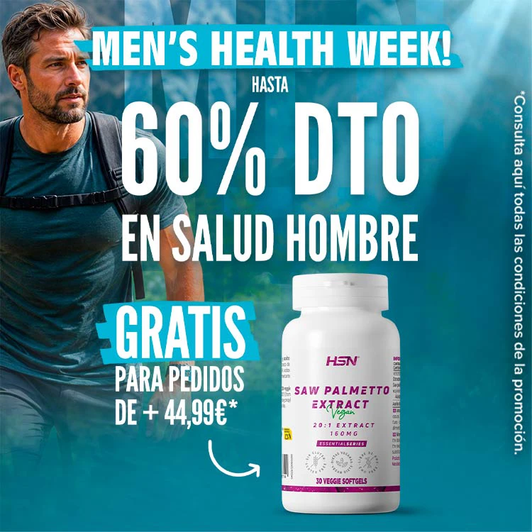 Hasta 60% DTO en Salud Hombre
