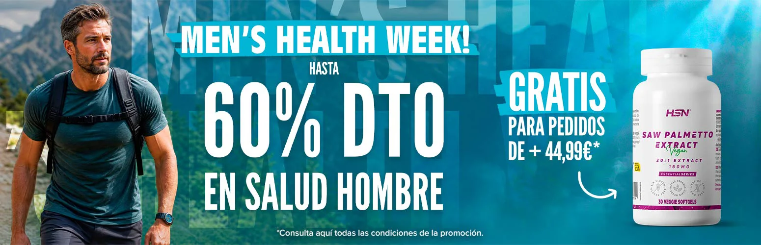 Hasta 60% DTO en Salud Hombre