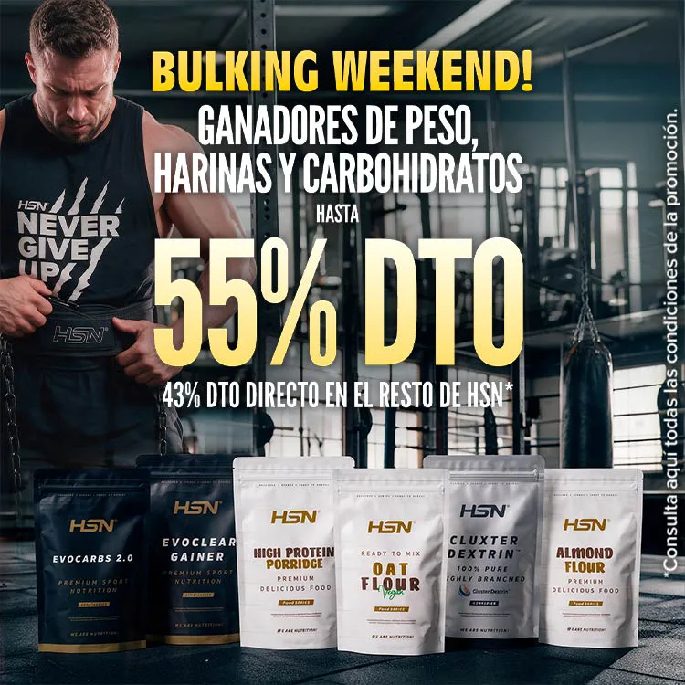 Hasta 55% DTO en Ganadores de Peso, Harinas y Carbohidratos