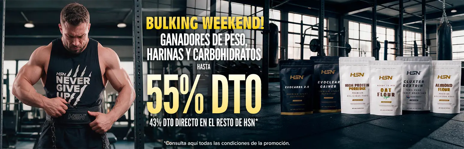 Hasta 55% DTO en Ganadores de Peso, Harinas y Carbohidratos