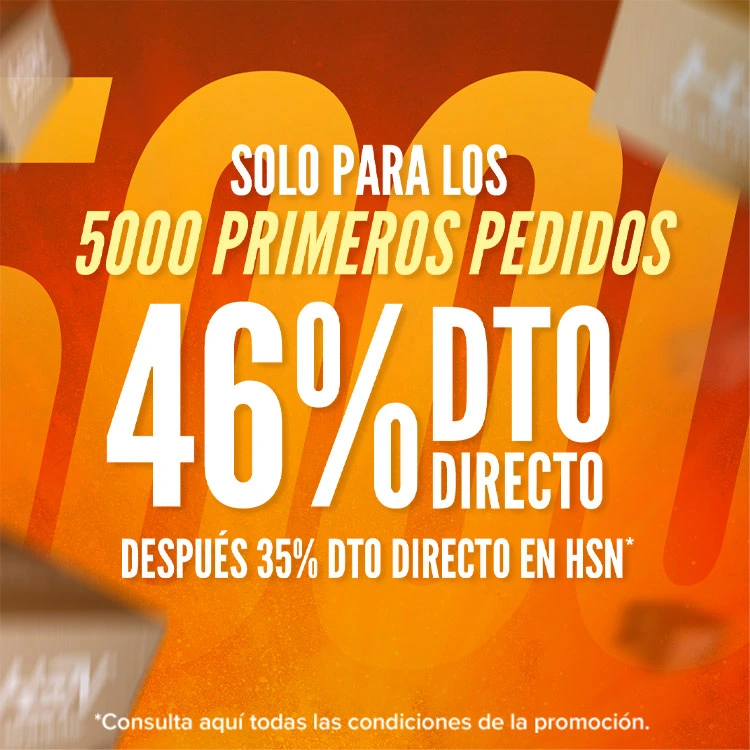 46% DTO Directo para los Primeros 5000 Pedidos