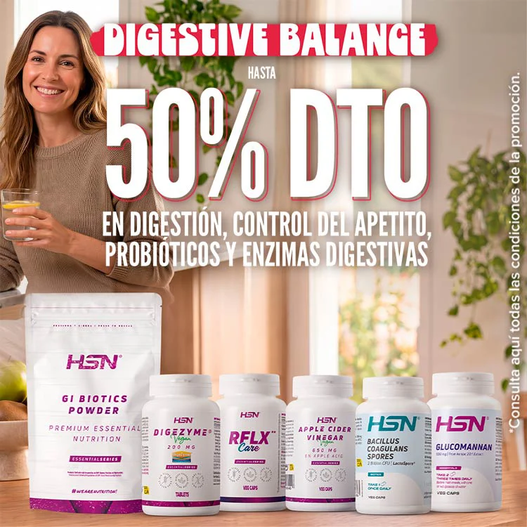 Hasta 50% DTO en Digesti&oacute;n, Control del Apetito, Probi&oacute;ticos y Enzimas Digestivas