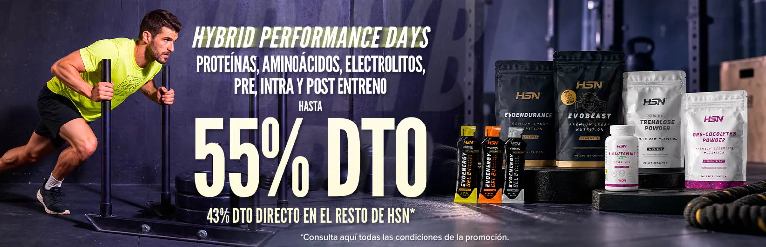 Hasta 55% DTO en Prote&iacute;nas, Amino&aacute;cidos, Electrolitos, Pre, Intra y Post Entreno