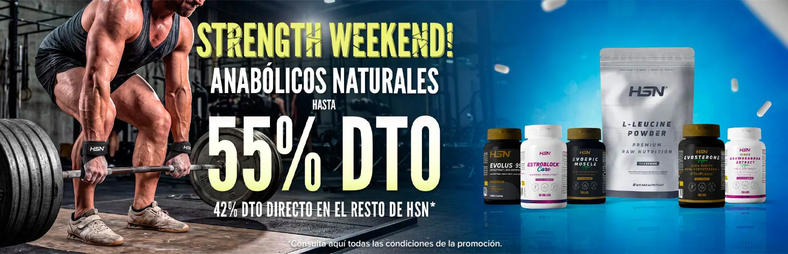 Hasta 55% DTO en Anab&oacute;licos Naturales
