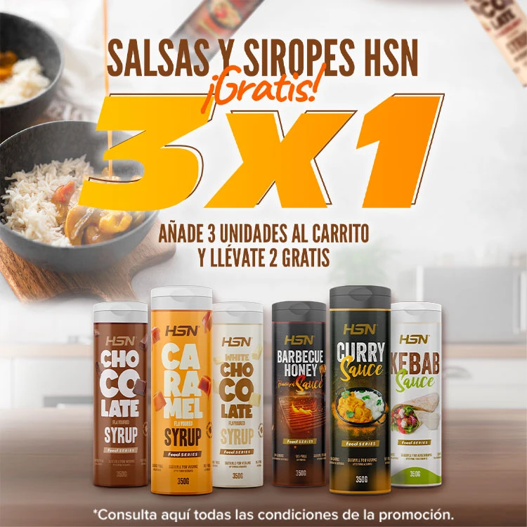 3x1 en Salsas y Siropes
