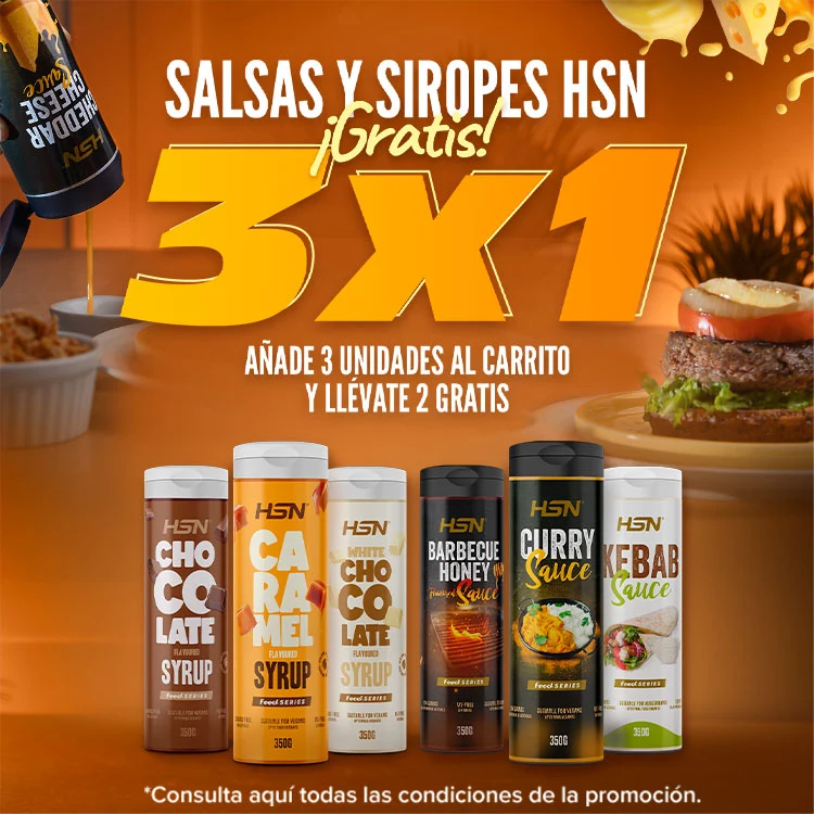 3x1 en Salsas y Siropes