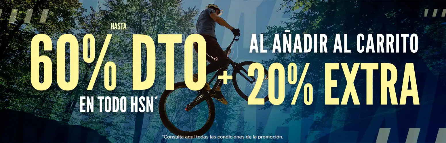 Hasta 60% DTO en Todo HSN + 20% DTO Extra