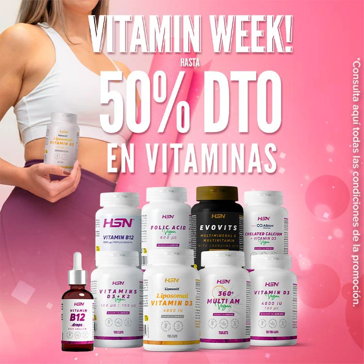 Hasta 50% DTO en Vitaminas