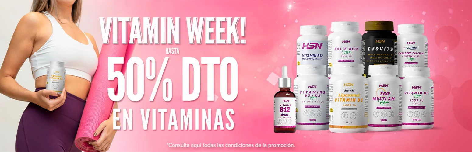 Hasta 50% DTO en Vitaminas