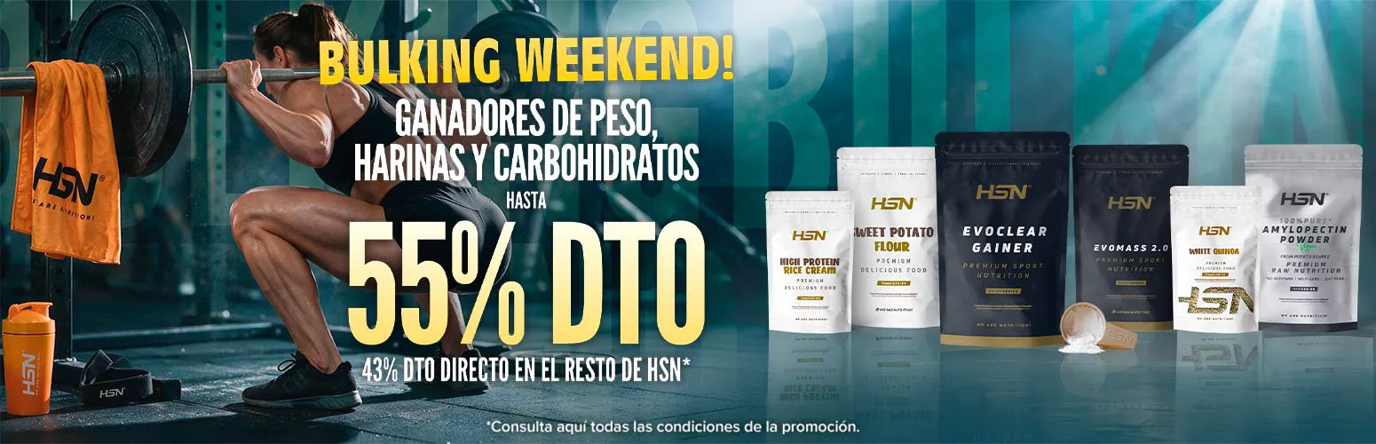Hasta 55% DTO en Ganadores de Peso, Harinas y Carbohidratos