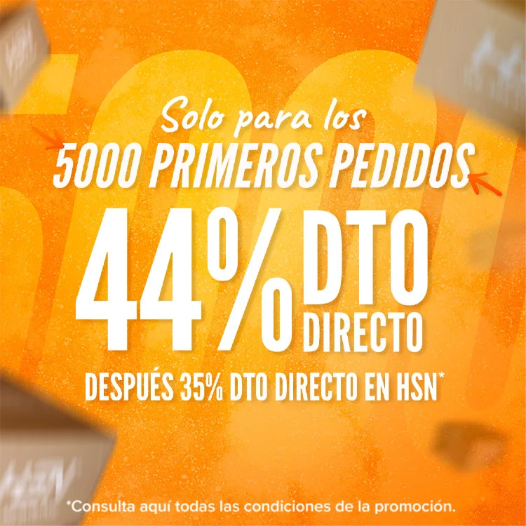 44% DTO Directo para los Primeros 5000 Pedidos