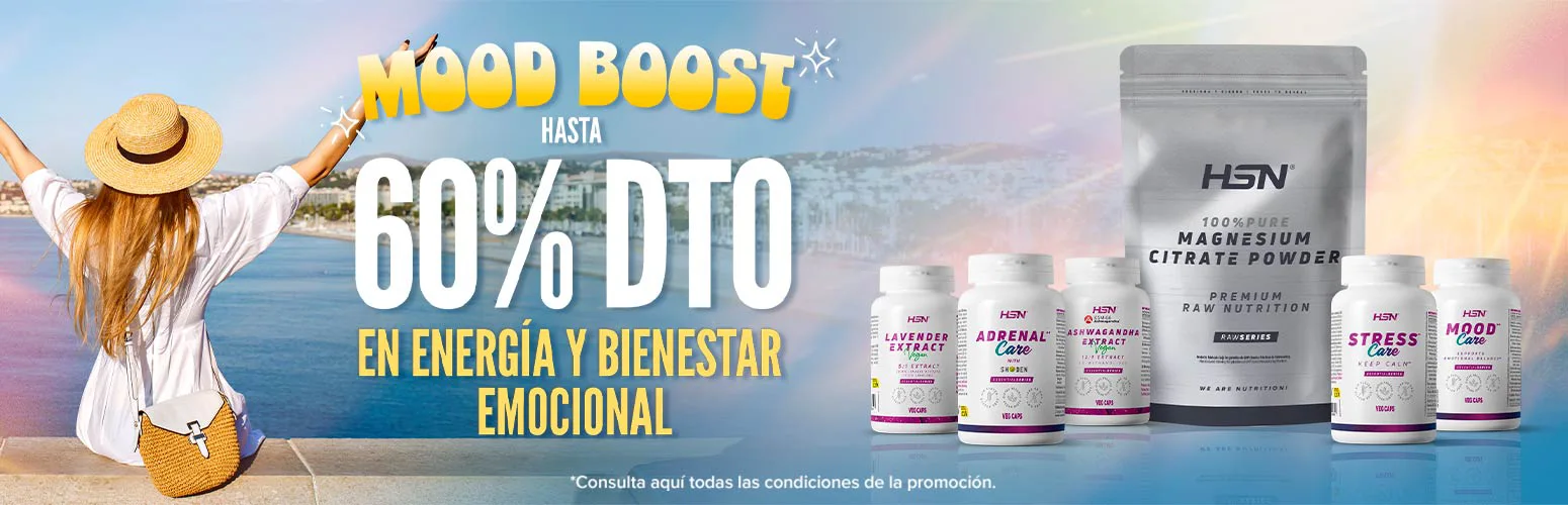 Hasta 60% DTO en Energ&iacute;a y Bienestar Emocional