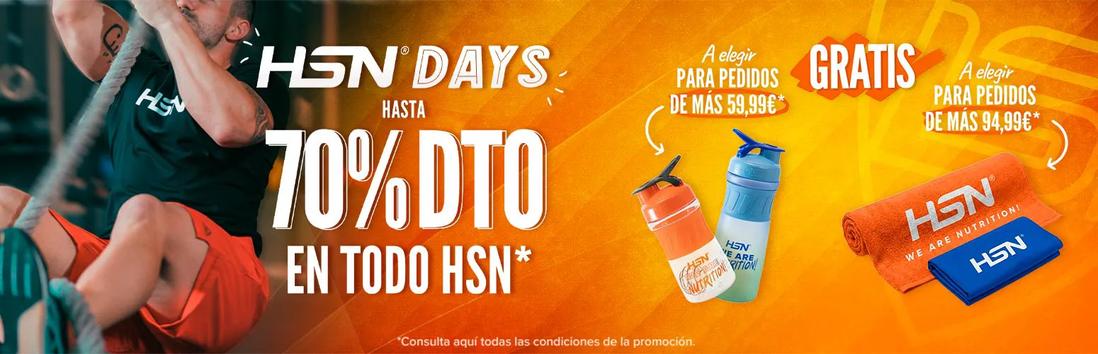 Hasta 70% DTO en todo HSN