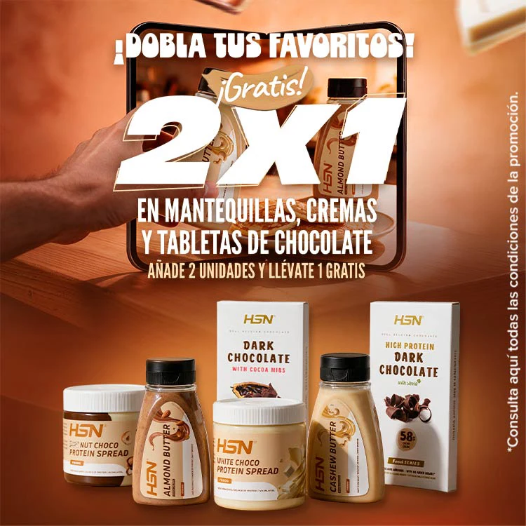 2x1 en Mantequillas, Cremas y Tabletas de Chocolate