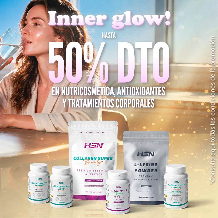 Hasta 50% DTO en Nutricosm&eacute;tica, Antioxidantes y Tratamientos Corporales