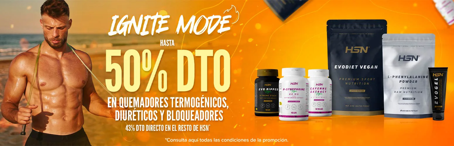 Hasta 50% DTO en Quemadores Termog&eacute;nicos, Diur&eacute;ticos y Bloqueadores
